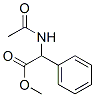 2-(Acetylamino)-2-phenylacetic acid methyl ester Struktur