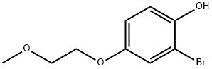 2-BROMO-4-(2-METHOXY-ETHOXY)-PHENOL Structure