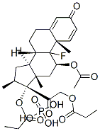 betamethasone acetate phosphate Structure