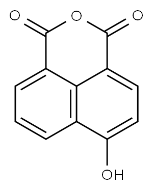 4-Hydroxy-1,8-naphthalenedicarboxylic anhydride Structure