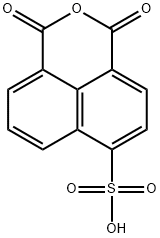 1,3-dioxo-1H,3H-naphtho[1,8-cd]pyran-6-sulphonic acid Structure