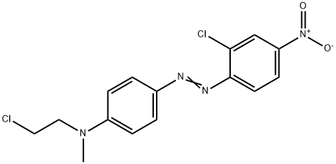 N-(2-chloroethyl)-4-[(2-chloro-4-nitrophenyl)azo]-N-methylaniline Structure