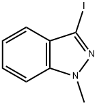 3-IODO-1-METHYL-1H-INDAZOLE Struktur