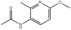 N-(6-Methoxy-2-Methyl-[3]pyridyl)-acetaMide Struktur