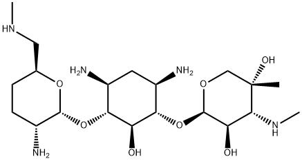 小诺霉素, 52093-21-7, 结构式