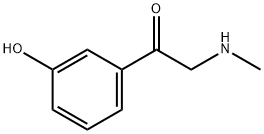 1-METHYLAMINO-3'-HYDROXYACETOPHENONE Struktur