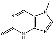 2H-Purin-2-one, 1,7-dihydro-7-methyl- (9CI) Struktur