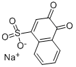 1,2-NAPHTHOQUINONE-4-SULFONIC ACID SODIUM SALT Structure