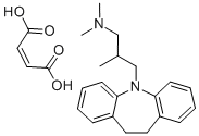马来酸三甲丙咪嗪, 521-78-8, 结构式