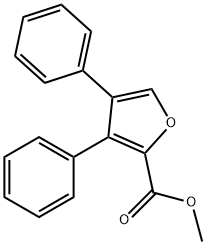 METHYL-3,4-DIPHENYL-2-FUROATE Struktur