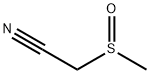 2-甲亚磺酰基乙腈 结构式