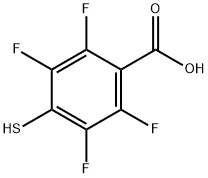2,3,5,6-四氟-4-巯基苯甲酸 结构式
