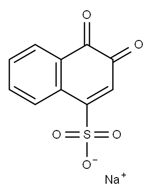 1,2-NAPHTHOQUINONE-4-SULFONICACID,SODIUMSALT 结构式