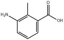 3-アミノ-o-トルイル酸 化学構造式