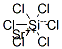 strontium hexachlorosilicate(2-) Struktur
