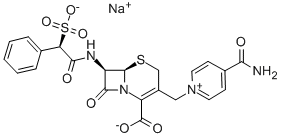 头孢磺啶钠, 52152-93-9, 结构式