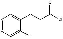 3-(2-FLUOROPHENYL)PROPIONYL CHLORIDE 98 Struktur