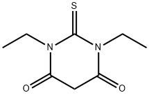 1,3-二乙基-2-硫代巴比妥酸, 5217-47-0, 结构式