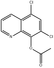 Acetic acid 5,7-dichloro-8-quinolyl ester Struktur
