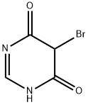 5-bromo-1H,5H-pyrimidine-4,6-dione Struktur