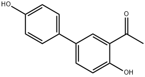 3-Acetyl-4,4'-biphenyldiol Struktur