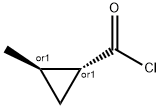 2-METHYL-CYCLOPROPANECARBONYL CHLORIDE Struktur