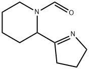 2-(3,4-ジヒドロ-2H-ピロール-5-イル)-1-ピペリジンカルボアルデヒド 化学構造式