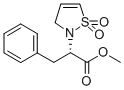2(3H)-ISOTHIAZOLEACETIC ACID, ALPHA(PHENYLMETHYL)-, METHYL ESTER, 1,1-DIOXIDE (ALPHAS) Structure