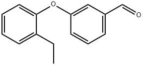 Benzaldehyde, 3-(2-ethylphenoxy)- (9CI) Structure