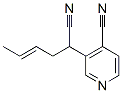 3-Pyridineacetonitrile,  -alpha--2-butenyl-4-cyano-  (9CI) Structure
