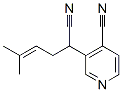 3-Pyridineacetonitrile,  4-cyano--alpha--(3-methyl-2-butenyl)-  (9CI) Structure