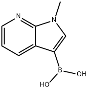 1-Methyl-1H-pyrrolo[2,3-b]pyridin-3-yl-3-boronic acid Structure