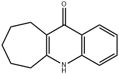 5,6,7,8,9,10-ヘキサヒドロ-11H-シクロヘプタ[b]キノリン-11-オン 化学構造式