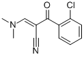 2-(2-Chlorobenzoyl)-3-(dimethylamino)acrylonitrile Struktur