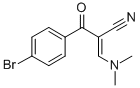 2-[(DIMETHYLAMINO)METHYLENE]-3-(4-BROMOPHENYL)-3-OXO-PROPANENITRILE Struktur
