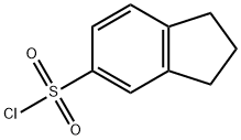 INDANE-5-SULFONYL CHLORIDE Struktur