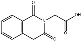 (1,3-DIOXO-3,4-DIHYDROISOQUINOLIN-2(1H)-YL)ACETIC ACID, 52208-61-4, 结构式