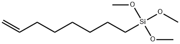 TRIMETHOXY(7-OCTEN-1-YL)SILANE Struktur