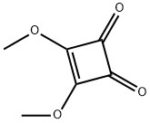 3,4-ジメトキシ-3-シクロブテン-1,2-ジオン 化学構造式