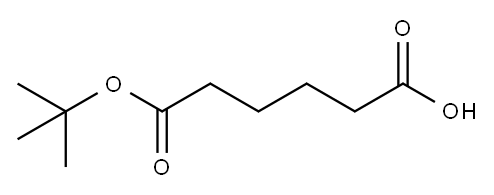 6-tert-butoxy-6-oxohexanoic acid Struktur