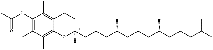 VE 维生素E-醋酸酯 结构式