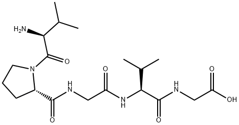 valyl-prolyl-glycyl-valyl-glycine Struktur