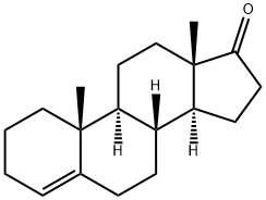 アンドロスタ-4-エン-17-オン 化学構造式