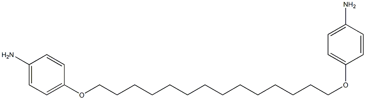 4,4'-(1,14-Tetradecanediyl)dioxydianiline Structure