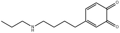3,5-Cyclohexadiene-1,2-dione, 4-[4-(propylamino)butyl]- (9CI) Structure