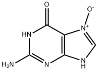 2-アミノ-3,9-ジヒドロ-6H-プリン-6-オン7-オキシド 化学構造式