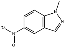 5-ニトロ-1-メチル-1H-インダゾール 化学構造式