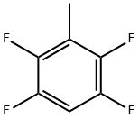 1,2,4,5-テトラフルオロ-3-メチルベンゼン 化学構造式