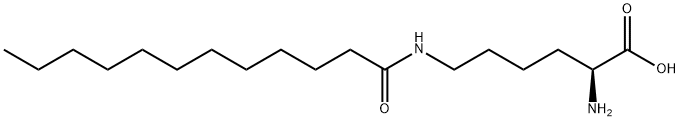N-(十二酰基)赖氨酸 结构式