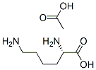 L-赖氨酸醋酸盐 结构式